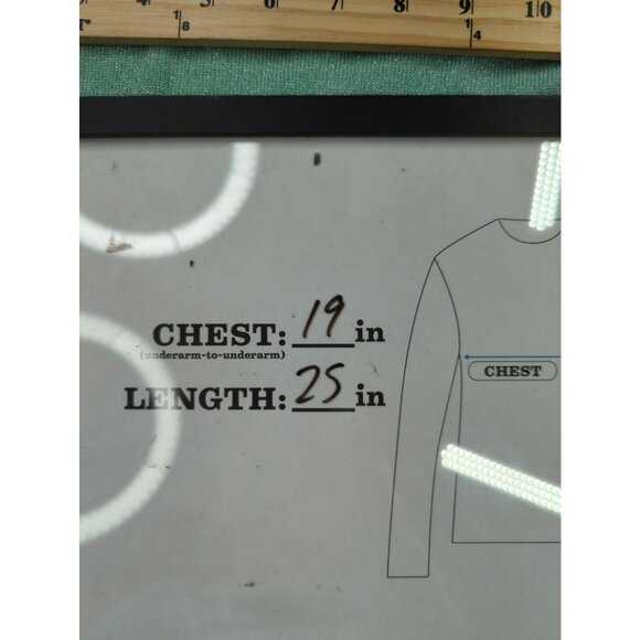 Vtg Bob Mackie QVC Womens Small 3/4 Sleeve Floral Cutout Mint Green Top - Picture 8 of 8